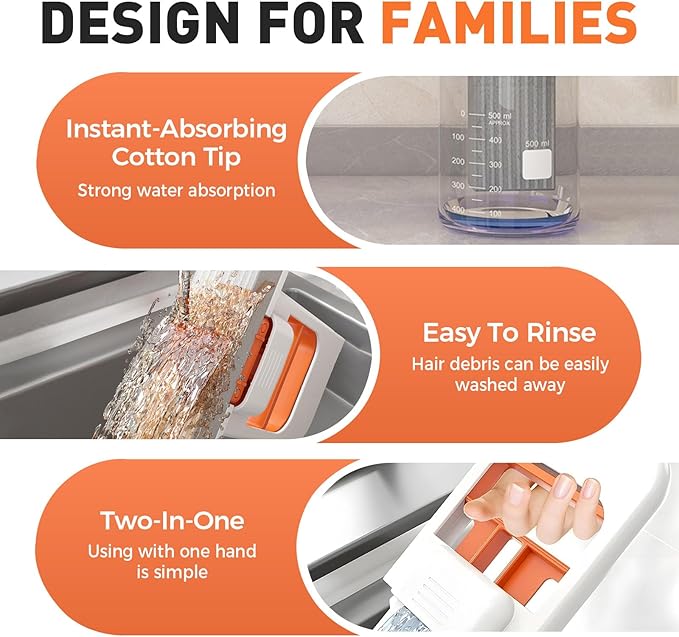 Mini Foldable Desktop Mop, 2026 New Portable Cleaning Sponge Mop - Image 5