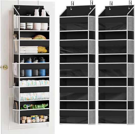 SpaceAid 2 Pack Over The Door Organizer by SpaceAid