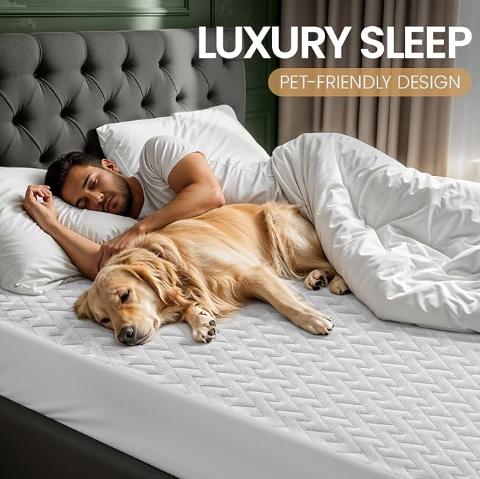 Utopia Bedding Waterproof Mattress Protector California King Size, Premium 3D - Image 5