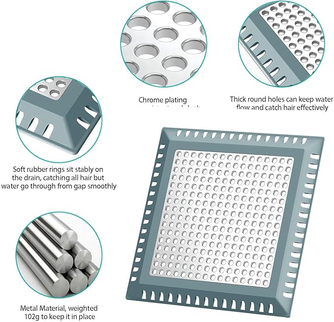 Hair Catcher/Drain Strainer/Shower Drain Cover - Image 3