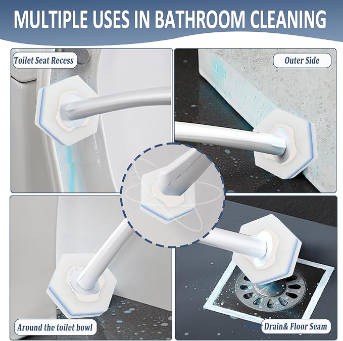 Disposable Toilet Bowl Wand Refills, Wand Replacement Head - Image 6