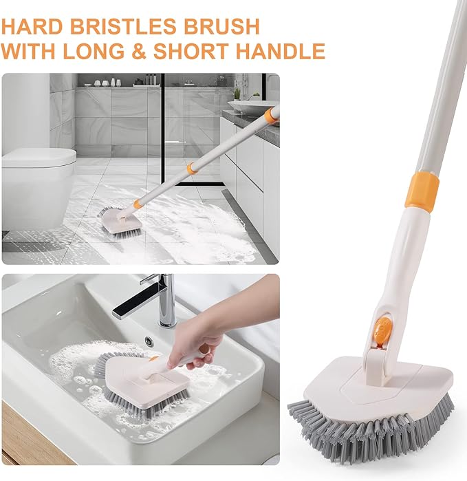 3 in 1 Shower Scrubber Cleaning Brush - Image 3