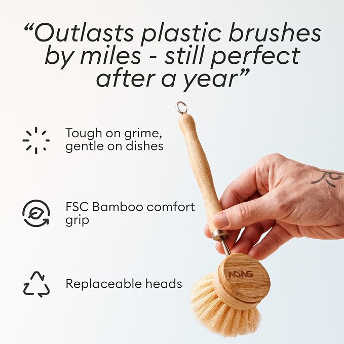 Vove Bamboo Dish Brush, FSC-Certified - Image 5