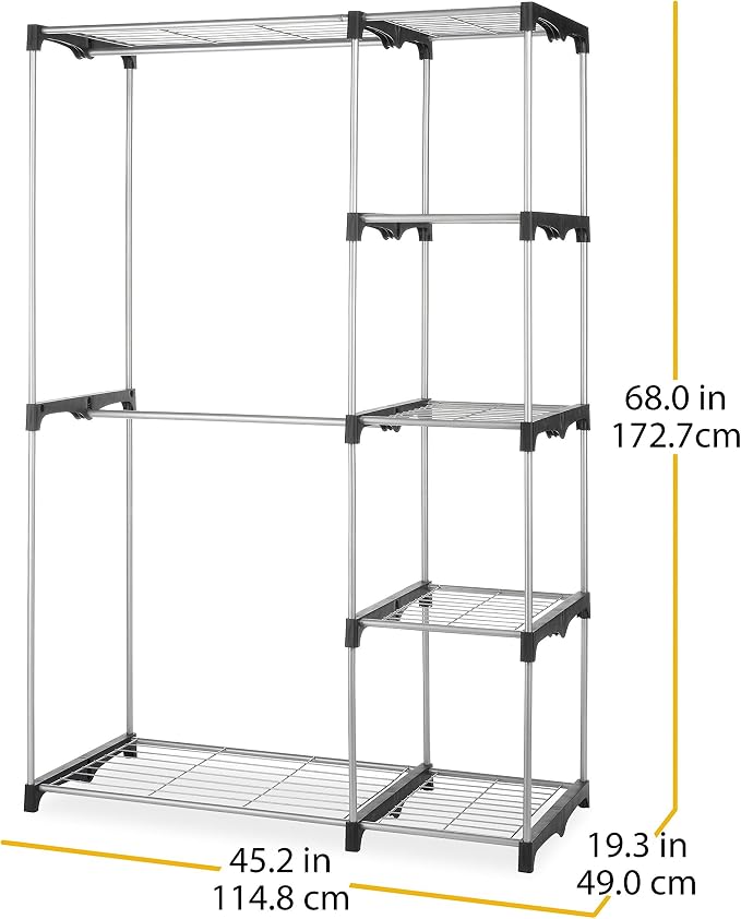 Whitmor Modern Industrial Wardrobe - Image 2