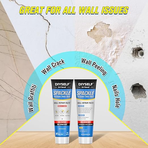 DIYSELF 18 Pack Drywall Repair Kit, Spackle Wall Repair - Image 2