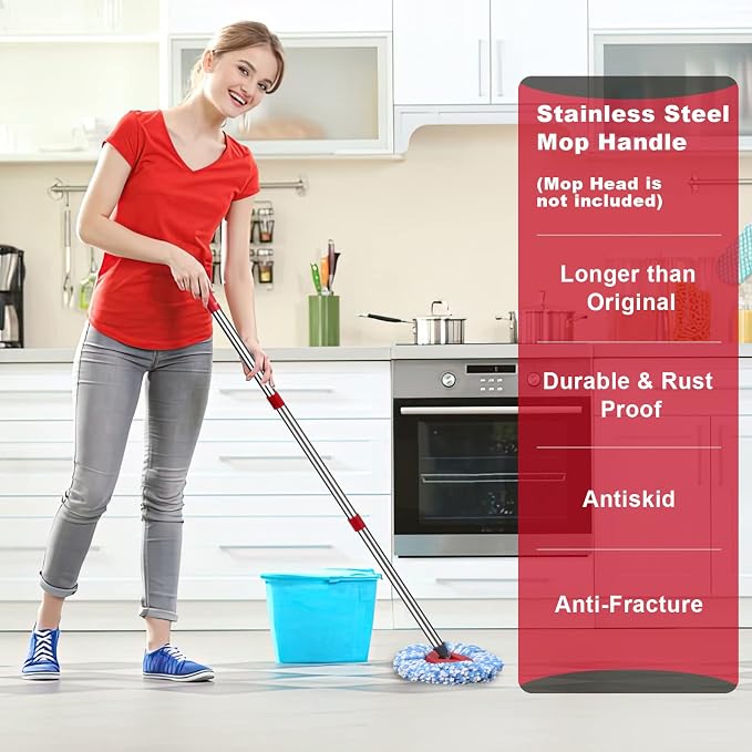 Spin Mop Replacement Handle - Image 2