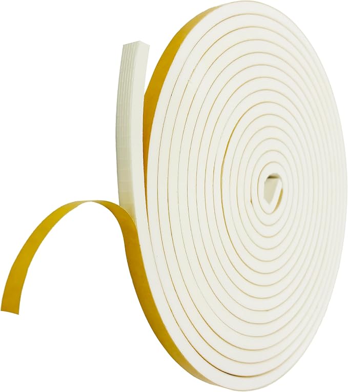 Weather Stripping Foam Tape, 17 Ft Door Seal Strip, EVA Material, High Density by RandallManufacturing