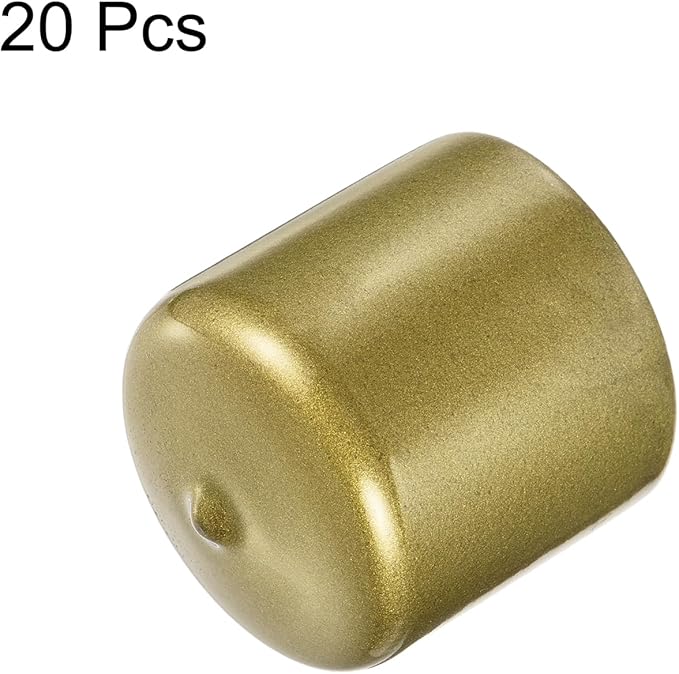 uxcell 20pcs Rubber End Caps 40mm ID Vinyl Round Tube Bolt Cap Cover Thread - Image 2