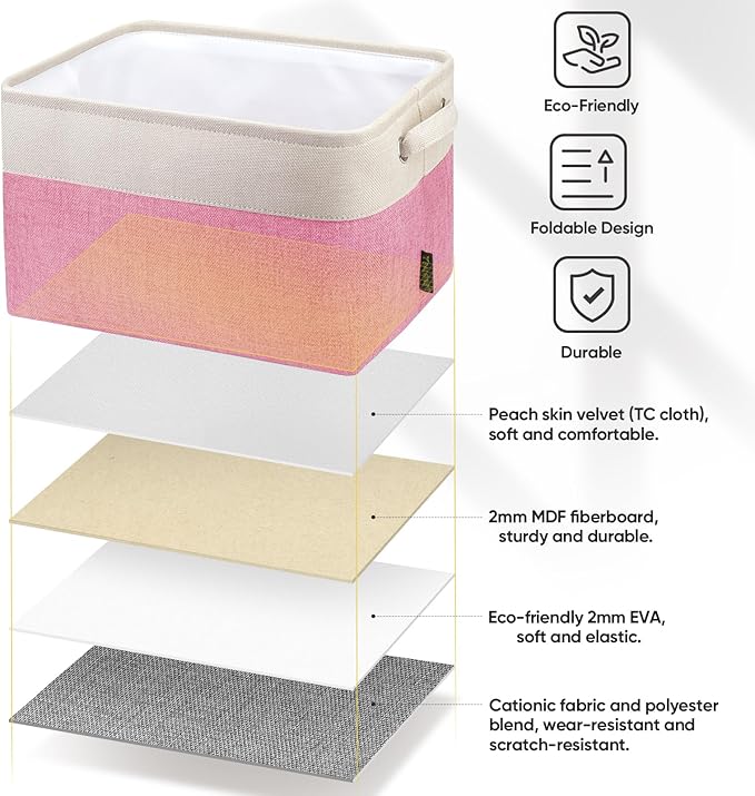 BALEINE 1 Pack Fabric Storage Bins - Image 8