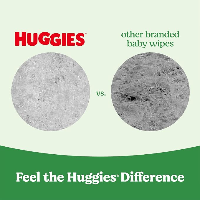 Huggies Natural Care Sensitive Baby Wipes, Hypoallergenic, 99% Purified Water - Image 4