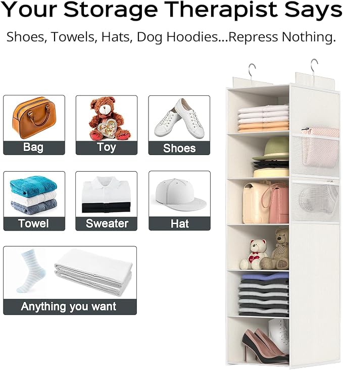Extra Deep Hanging Closet Organizer - Image 8