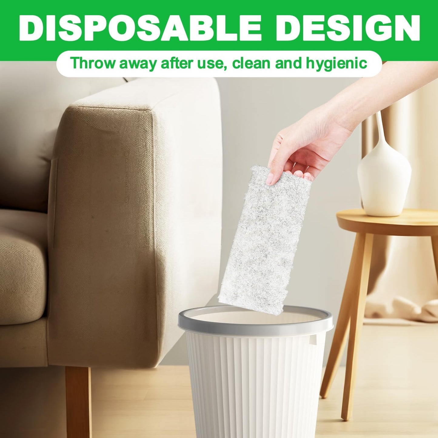 Heavy Duty Dry Sweeping Cloths Pads for Sweeper Mop, Disposable Microfiber Duster Mop Pads Refills for Cleaning Hardwood Floor Dust and Pet Hair, 30 Count
