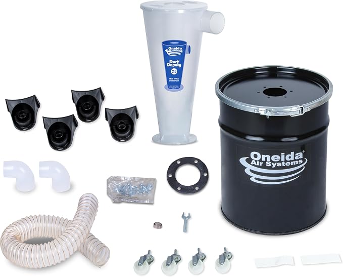 Oneida Air Systems Dust Deputy 2.5 Deluxe Cyclone Separator Kit - Image 3