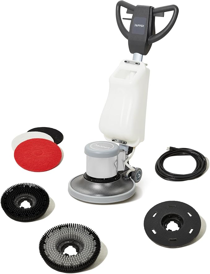 17" Heavy-duty Multi-Functional Floor Buffer Polisher Machine by DapperSupply