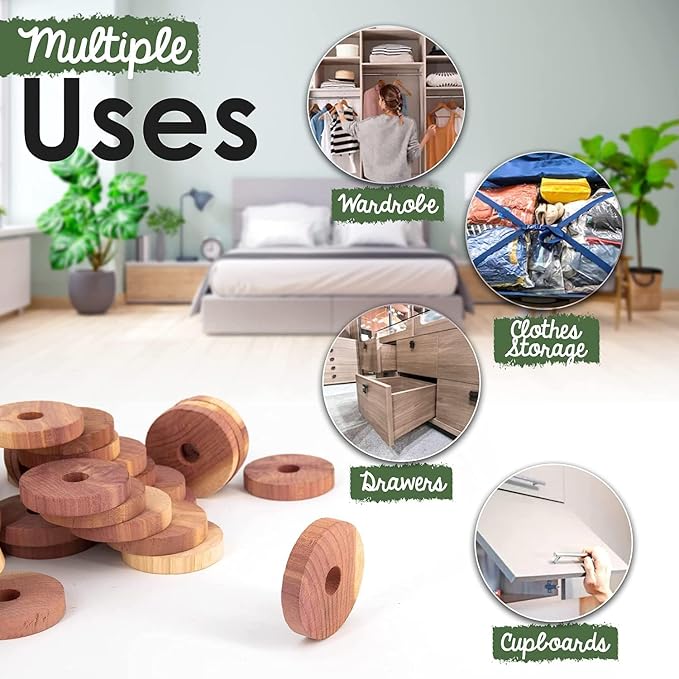 ecoKiwi Cedar Blocks for Clothes Storage - Image 3