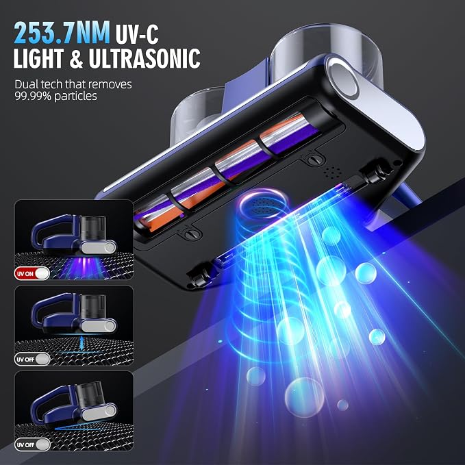 Mattress Vacuum Cleaner, 16Kpa Bed Vacuum Cleaner - Image 3