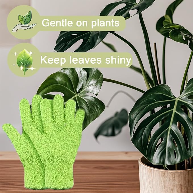 Microfiber Gloves For Plant Dusting - Image 2