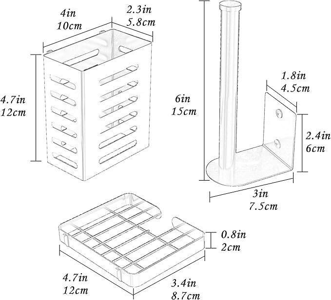 PUSDON Metal Wall Hanging Basket 2 Packs DIY Suitable - Image 4