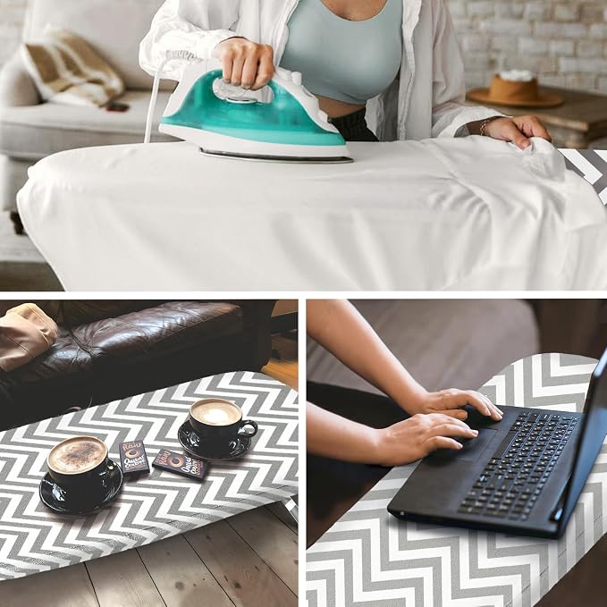 Folding Ironing Board for Small Space, RAINHOL Mini Collapsible Ironing Boards - Image 7