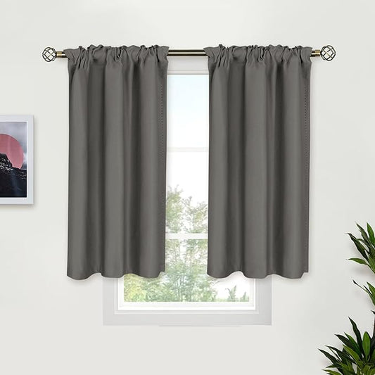 BGment Short Blackout Curtains 45 Inches Length by BGment
