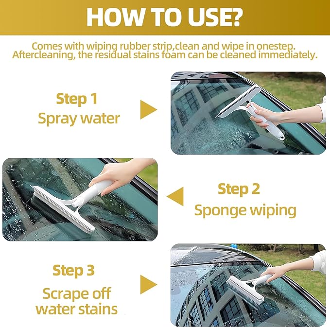 3 in 1 Spray Squeegee, 3 in 1 Window Squeegee Cleaner, Window Squeegee - Image 3