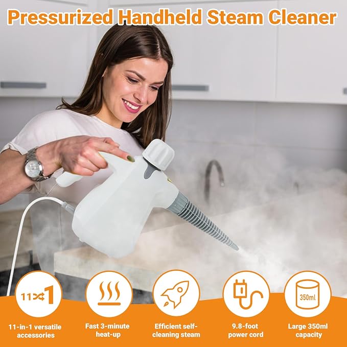 Pressurized Handheld Steam Cleaner - Image 3