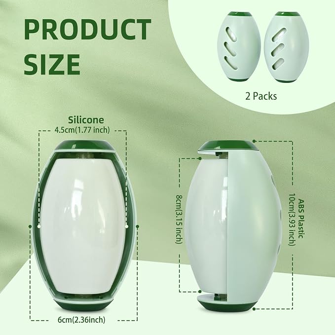 2 Pack Reusable Lint Roller Portable Mini Lint Remover Cat Pet Hair Rollers - Image 2
