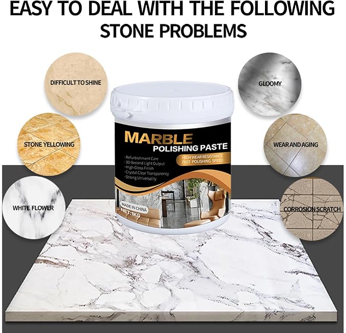 Marble Polishing Paste Kit, Marble Polishing Compound, Countertop Cleaner - Image 3