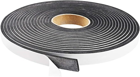 Foam Seal Tape 26 Feet Long, 1/2 Inch Wide x 1/8 Inch High Density Foam Strip by YIJUHOU