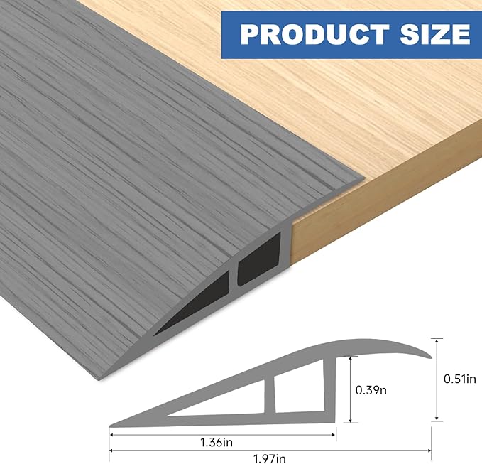 Vinyl Door Threshold Flooring Transition Strip Self Adhesive Carpet Edging Strip - Image 6