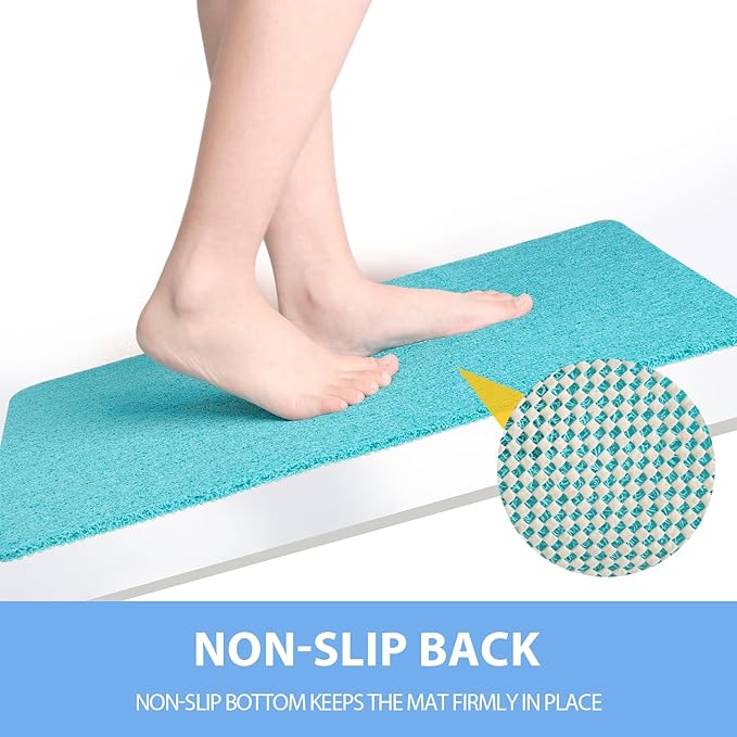 Non-Slip Bathtub Mat, 2 Pack Anti Slip Shower Mat, Fast Drying Bathtub Mats - Image 3