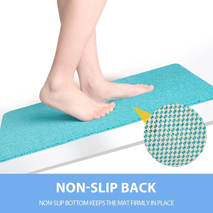 Non-Slip Bathtub Mat, Anti Slip Shower Mat, Fast Drying Bathtub Mats, Foot - Image 3