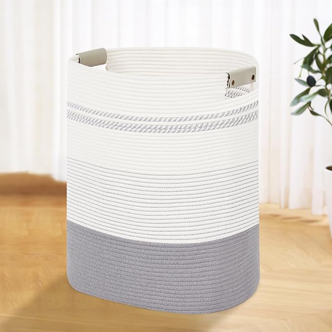 Laundry Basket with Handles by AINUOQI