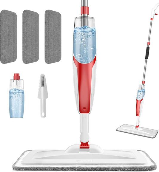 nacena Spray Mop for Floor Cleaning, Dust Mop by NACENA