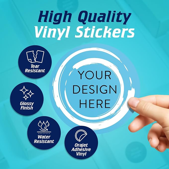 100 Custom Vinyl Stickers - Image 3