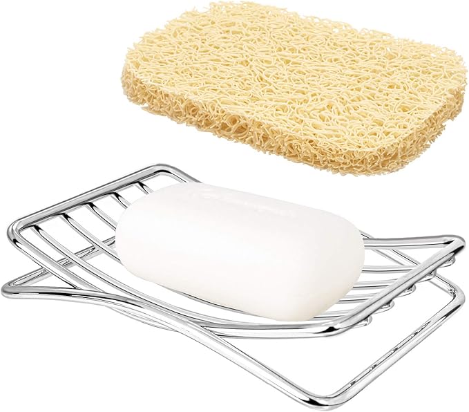 Soap Dish Stainless Steel Bar Soap Holder by GUUKAR