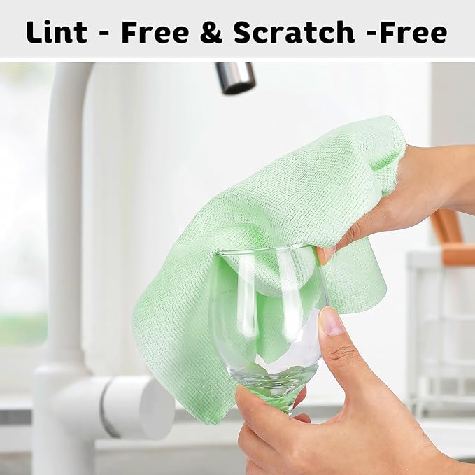 Matthew Microfiber Cleaning Cloth Roll 72Pack Reusable Paper Towels&Washable - Image 6