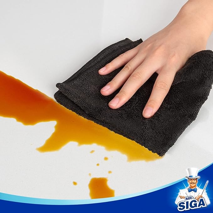MR.SIGA Microfiber Cleaning Cloth, All-Purpose Microfiber Towels, Streak Free - Image 3