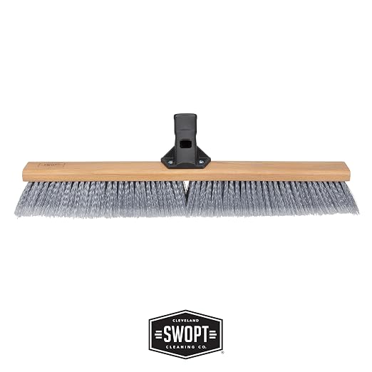 SWOPT 24” Premium Multi-Surface Push Broom Head — Indoor and Outdoor Push Broom - Image 2