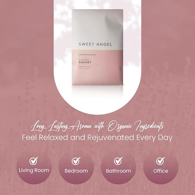 Expressive Scent 6 Pack Sachet Long Lasting Home Fragrance - Image 4