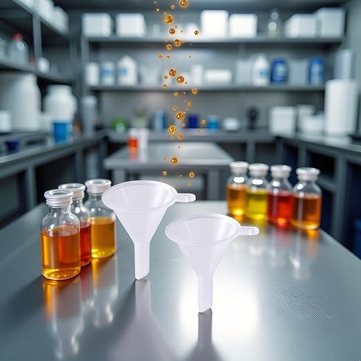 2 Pcs Mini Clear Plastic Funnel - Image 4