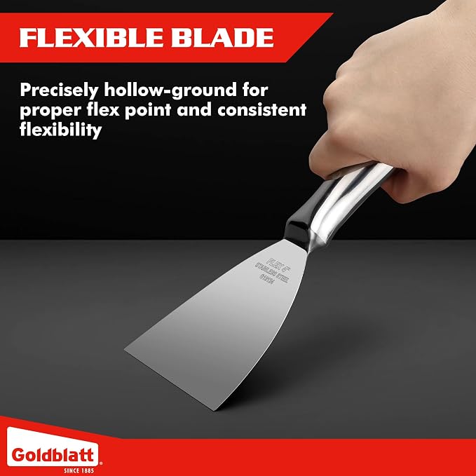 Goldblatt 4" Putty Knife, One-Piece Paint Scraper Tool, All Stainless Steel - Image 5