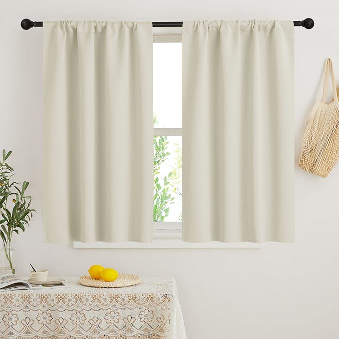 RYB HOME Small Window Curtains Blackout by RYBHOME