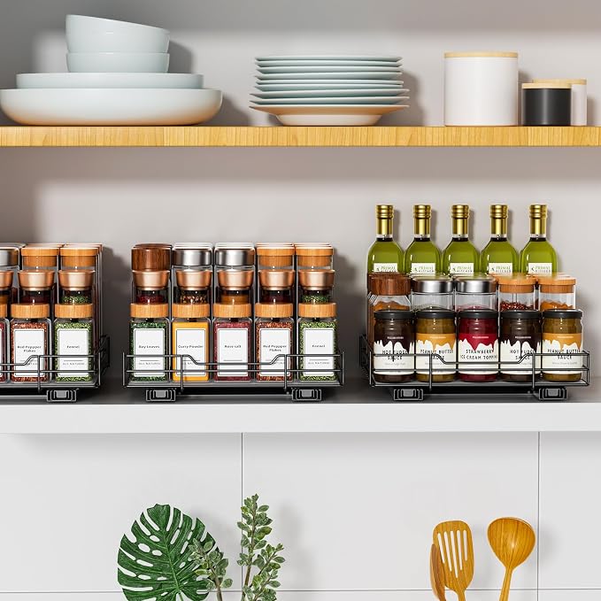 RCHYFEED Pull Out Spice Rack Organizer - Image 9