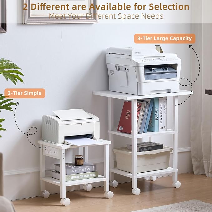 Lerliuo Under Desk Printer Stand - Image 6
