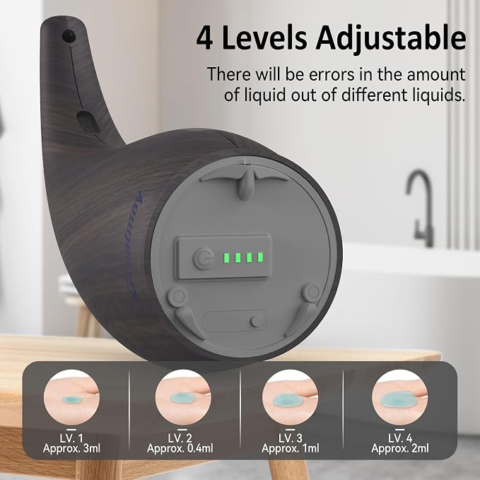Adjustable Automatic Soap Dispenser Touchless, 4 Adjustable Levels Touchless - Image 6