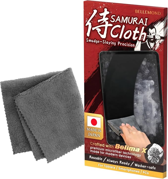 BELLEMOND「Samurai Cloth」Japanese Microfiber Cleaning Cloth | Washable, Lint by BELLEMONDMadeinJapan