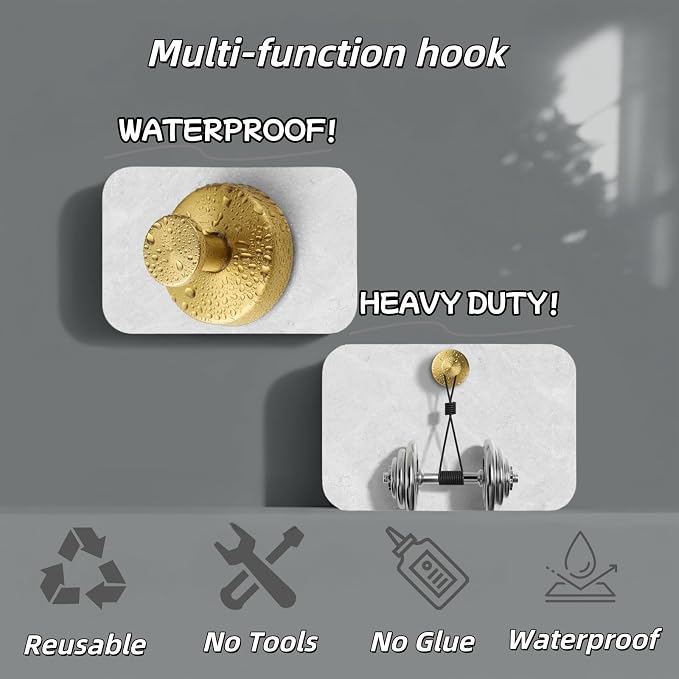 2025 Upgraded Stainless Steel Heavy Duty Suction Cup Hooks - Image 6