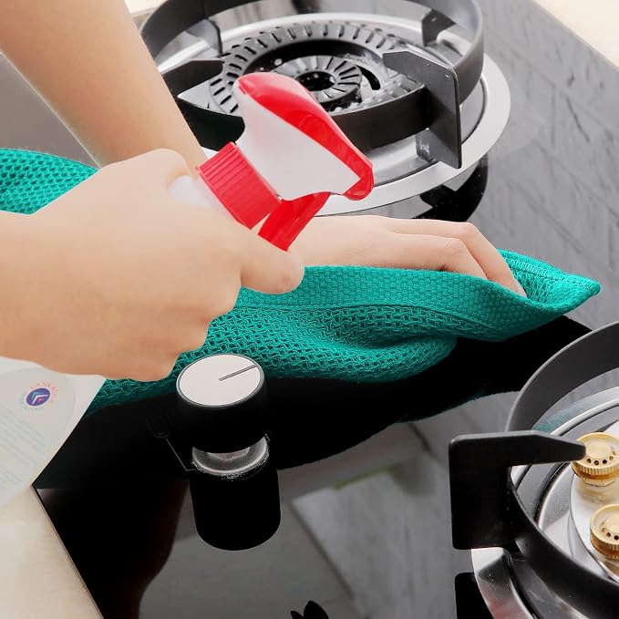 Homaxy 100% Cotton Waffle Weave Kitchen Dish Towels, Ultra Soft Absorbent Quick - Image 5