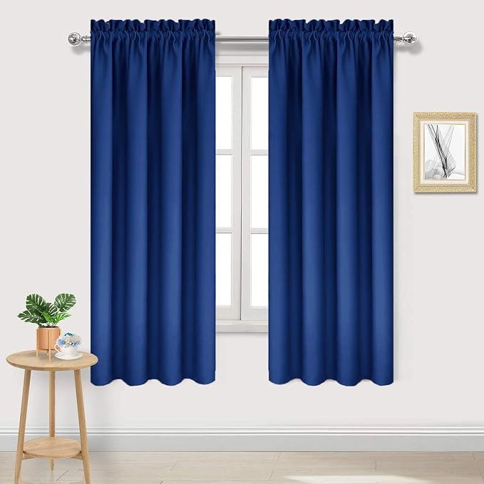 DWCN Blackout Curtains Room Darkening Thermal Insulated Bedroom Curtains Window by DWCN